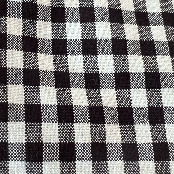 3/$25 💋 TOPSHOP BLACK AND WHITE GINGHAM CHECKERED COAT/JACKET OR DRESS SZ 12 NWT - Picture 9 of 11